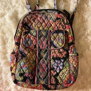 2 Piece Vera Bradley Backpack and Insulated Lunch Bag Set